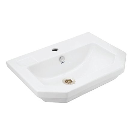 Semi Recessed Basin Queen's QNS-WHT-7601